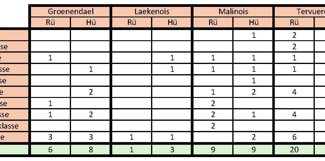 DKBS Herbsttreffen in Mühldorf/OBB – finale Meldestatistik